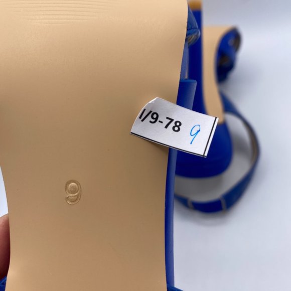 A NUYG Blue Bow High Heel Cutout Slingback Sandal - Picture 9 of 14